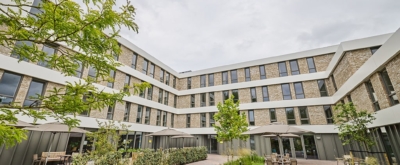 Gemeenschappelijke tuin bij De Laternagaarde