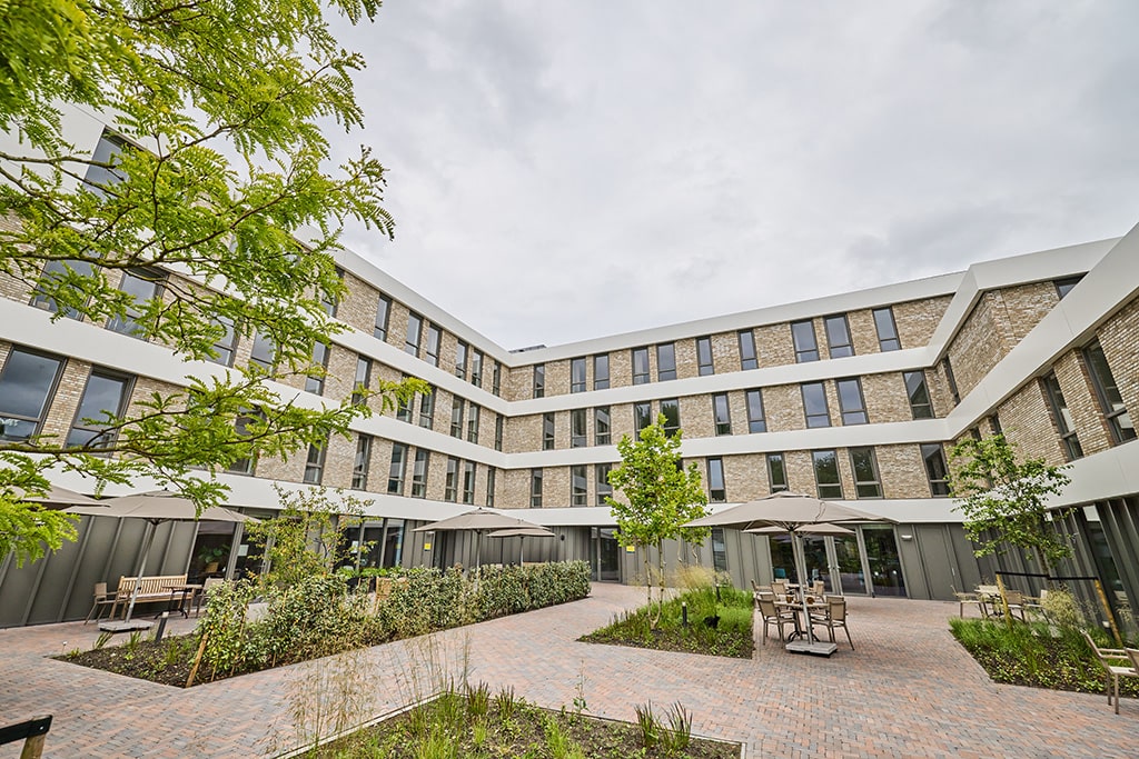 Gemeenschappelijke tuin bij De Laternagaarde