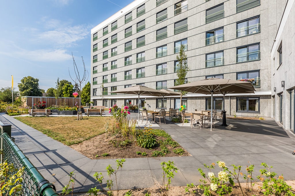 Gemeenschappelijke tuin bij De Orangerie