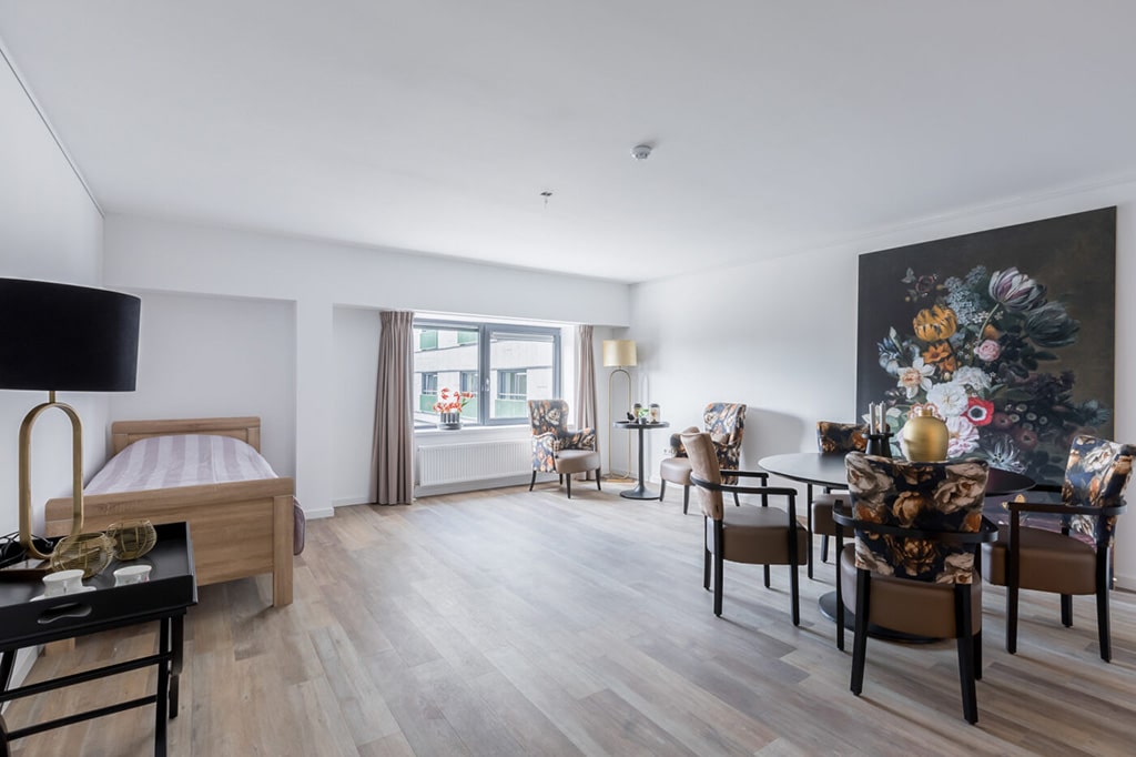 Voorbeeld appartement bij woonzorgcentrum De Orangerie