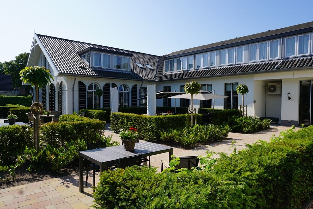 Gezamenlijke tuin bij Het Oude Raadhuis