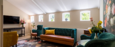 Gemeenschappelijke ruimte bij Villa Dalia