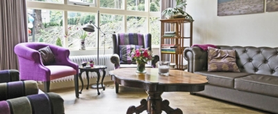Gemeenschappelijke woonkamer zorgvilla
