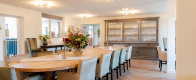 Gemeenschappelijke eetruimte Villa van Oranje