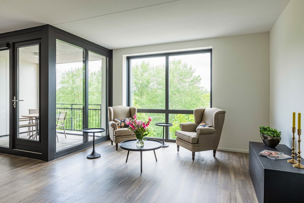 Voorbeeld appartement bij woonzorgcentrum Hof van Lely