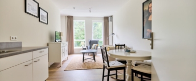 Voorbeeld appartement in verzorgingshuis in Almere