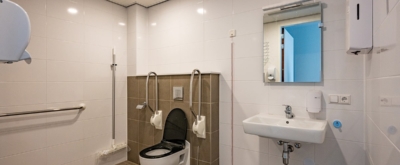Voorbeeld badkamer bij Villa Ross