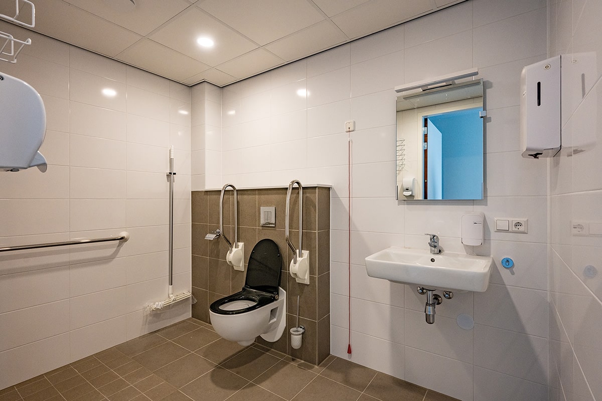 Voorbeeld badkamer bij Villa Ross