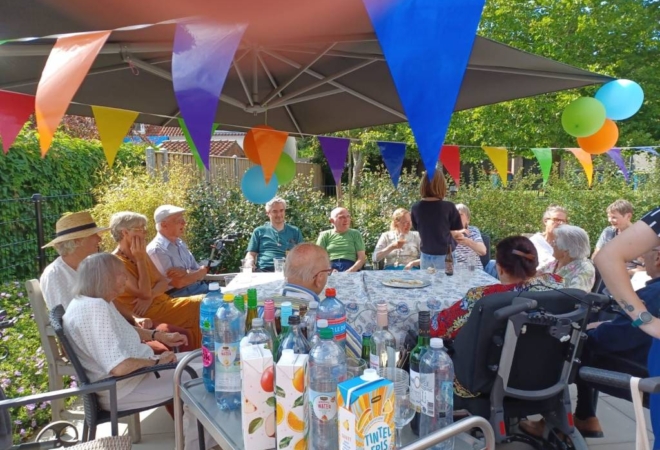 Feest bij Villa Stella