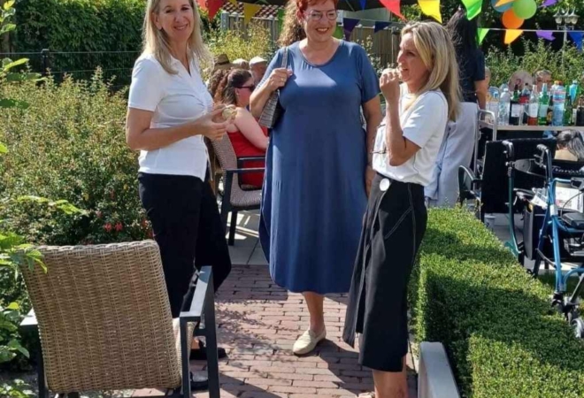 Feest bij Villa Stella