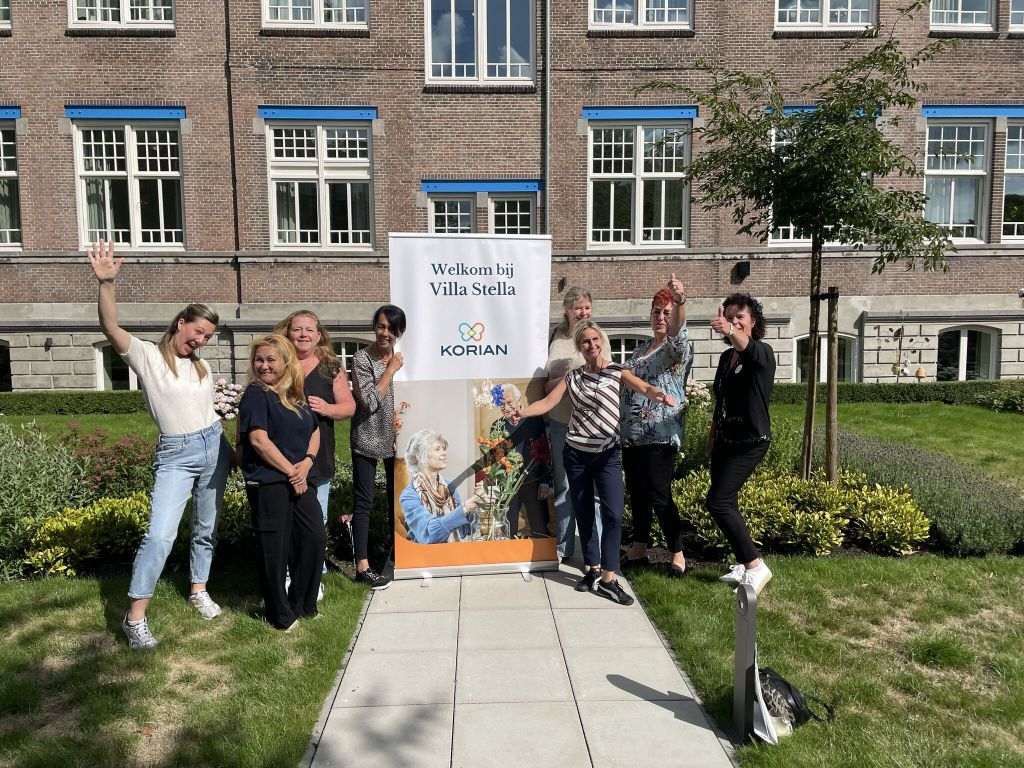 Teamfoto van Villa Stella, onderdeel van Korian Nederland