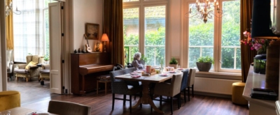 Woonkamer van zorgvilla Villa Marianna