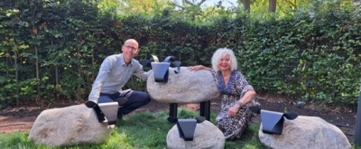 Villa Nassau kunstwerk met schapen
