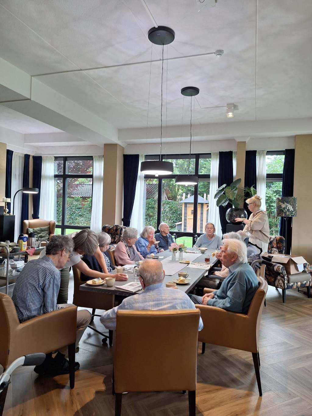 Koffiemoment bij Villa Nuova in Vorden