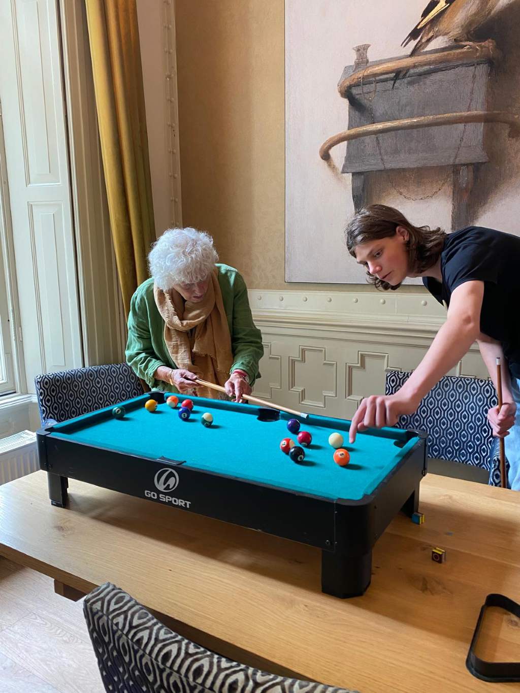 Mini pool spelen bij Villa Oosterveld
