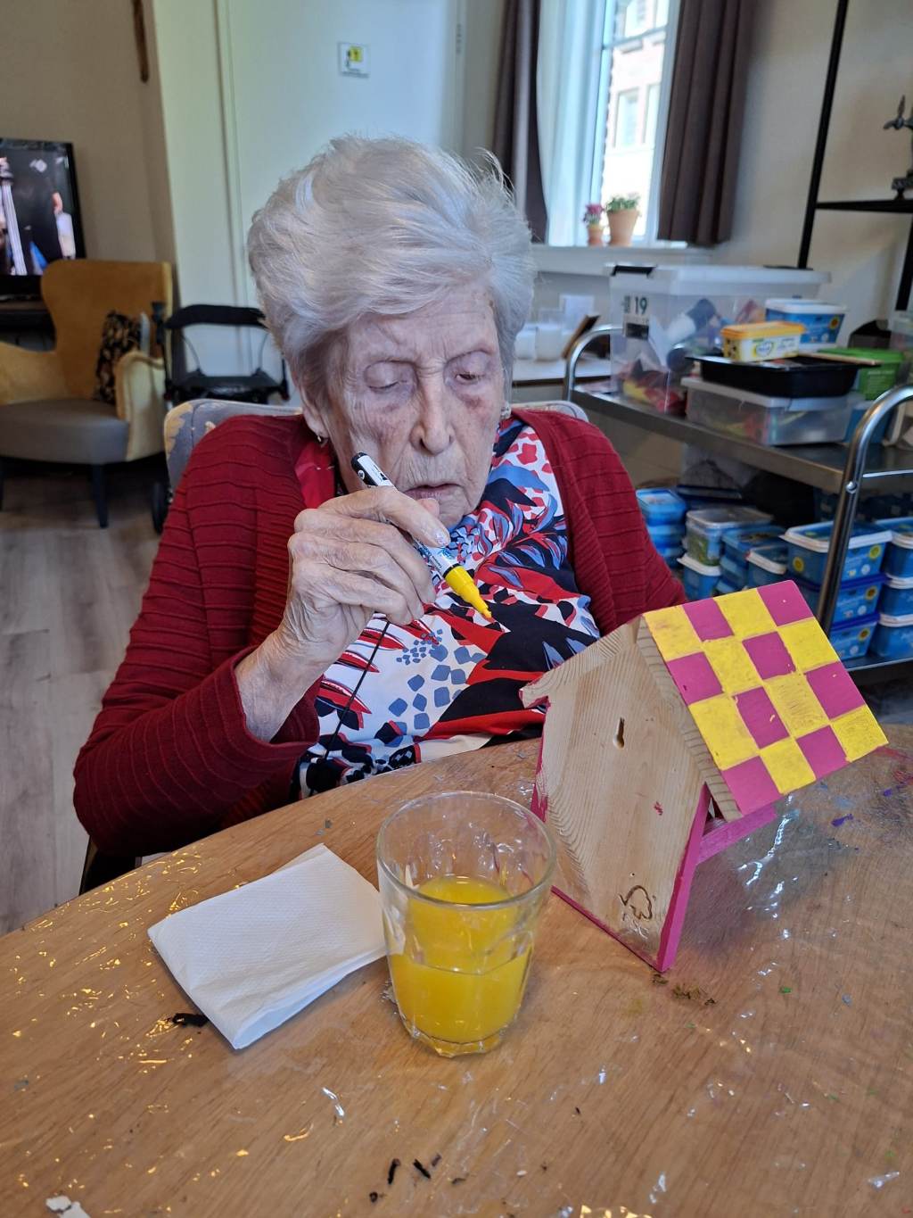 Creatieve activiteit bij zorgvilla in Smakt