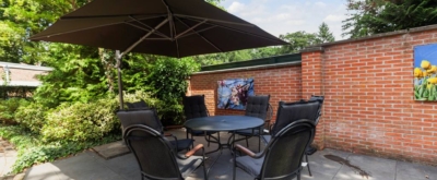 Terras van woonzorgcentrum in Huis ter Heide