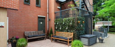 Tuin van woonzorgcentrum in Huis ter Heide