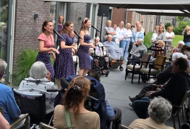 Feest bij Villa den Haen in Woudenberg